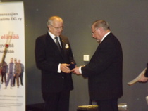 Heimo Turpeinen ja tunnustusmitali