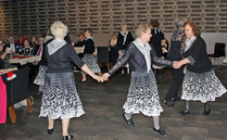 Senioritanssijat esiintyivät monipuolisella ohjelmalla.