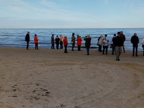 Jurmalan hiekkarantaa, sitä riittää 26 km.