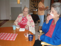 Perustajajäsenemme Irja Rönnberg 104 v vas.
