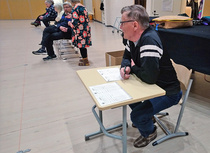 Jokaisen pelin tulos kirjataan tuloslomakkeeseen. 