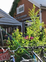 Viimeinen retkikohteemme oli Alvettulan kyläkauppa, nähtävyys sekin.