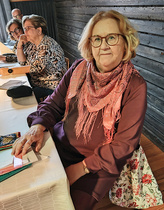 Ritva Hännisen juhlaposeeraus.