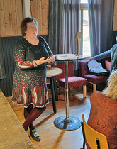Lopen kunnan edustajana juhlassa kävi hyvinvointijohtaja Sari Sortala.